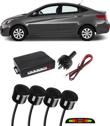 Voddmars Vm170 Black Car Reverse Parking Sensor with LED Display 4 SensorVM170 Parking Sensor