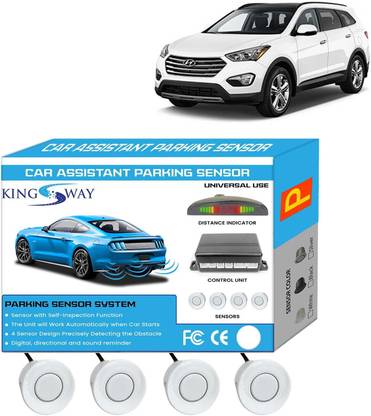 Kingsway White Reverse Parking Sensors for Santa Fe 2017 to 2020 White Reverse Parking Sensors for Santa Fe 2017 to 2020 Parking Sensor