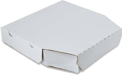 GROWNEX dominos Pizza Packing Box, Snacks Storage Box, Sandwich Packing Box (size - 8 x 8 x 1.5 INCHES) SET OF 40 BOXES Storage Box