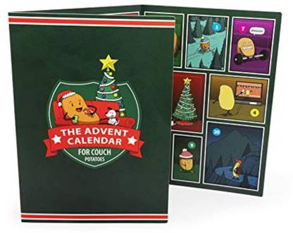 Mindmade The Advent Calendar For Couch Potatoes Avoid The Christmas Food Guilt Hanging Ornaments Pack of 1