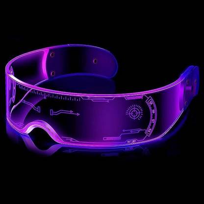 Sonic retail ED Glasses Light Up Eyewear, Neon Multicolor Goggles for Bar Party Cosplay Club Party Glow Ornament