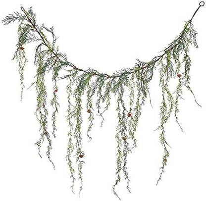 Vickerman 4' Weeping Cedar Artificial Christmas Unlit Faux Cedar Christmas Garlands Pack of 1