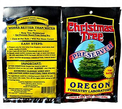 Oregon Forestry Laboratory Christmas Tree Preserver Hanging Ornaments Pack of 1