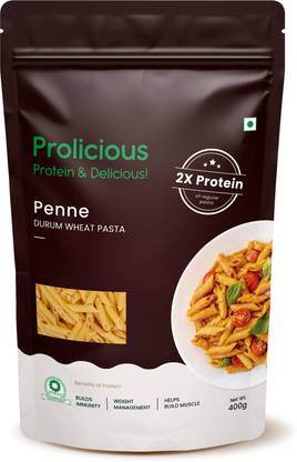 Prolicious High Protein Penne, Durum Wheat Pasta – 400 Grams Penne Pasta