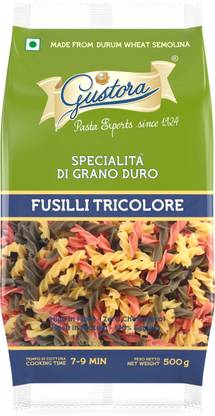 Gustora Durum Wheat Semolina Healthy Trio Fusilli Fusilli Pasta