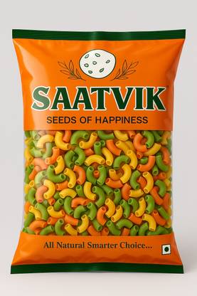 saatvik TRI COLOR MACRONI Elbow Macaroni Pasta