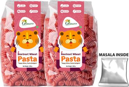 grenera Beetroot Healthy Pasta | No Maida, Not Fried | Delicious & Easy To Cook Fusilli Pasta
