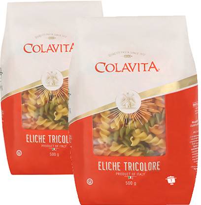 Colavita Tri Colore Eliche Fusilli Pasta