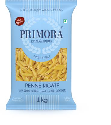 Gustora Primora Macaroni with Classic Texture & Great Taste Penne Rigate Pasta
