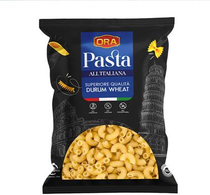 Sresth Ora Macaroni Pasta 1Kg| Made With 100% Durum Wheat| No Preservatives Elbow Macaroni Pasta