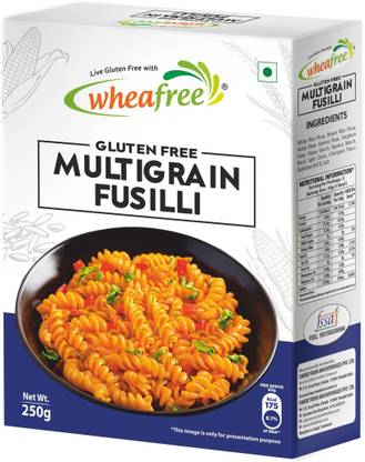 wheafree Gluten Free Multigrain Fusilli-2 Packs(250g Each)| No Trans Fat | No Cholesterol Fusilli Pasta