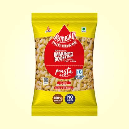 Bambino Pep Elbow Macaroni Pasta