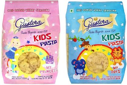 Gustora Kids Pasta Combo Pack of My Princes & My Toys Penne Pasta