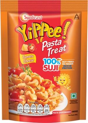 Sunfeast YiPPee! 100% Suji Tomato Cheese Treat Pasta