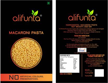 alifunta Yummy Tasty Elbow Pasta | Elbow Macaroni Pasta