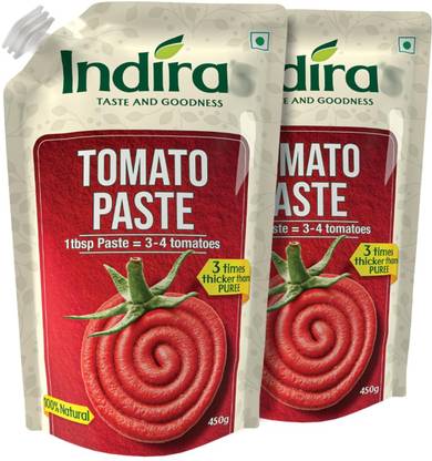 Indira Tomato Paste 450g Pack of 2