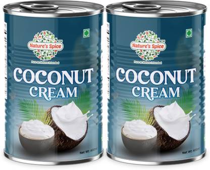Nature's Spice Coconut Cream 800ml, Combo Pack of 2