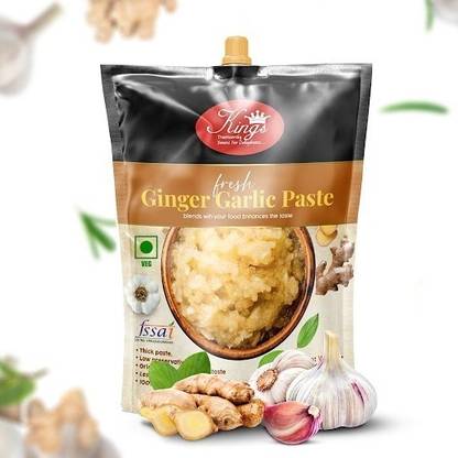 Kings Ginger and Garlic Paste for Used for Biryani, Gravies, Indian Curries