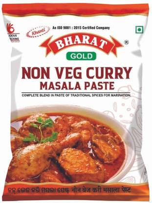 BHARAT GOLD NON VEG CURRY MASALA PASTE |READY TO USE |COOKING PASTE (600 g)