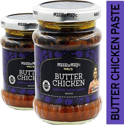 MASALA MAGIC Butter Chicken Paste | Vegan, Gluten Free Spicy Mild Indian Curry Masala