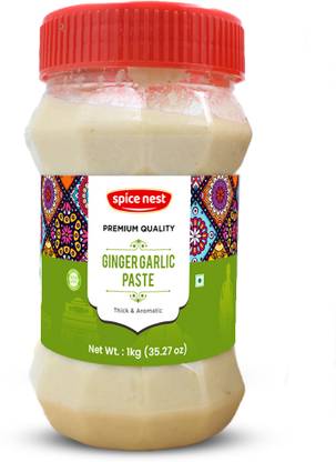 Spice Nest Ginger Garlic paste 1kg Ready To Use Adrak Lahsun Paste | No Added Flavor
