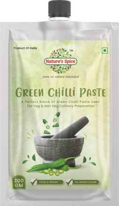 Nature's Spice Green Chilli Chutney Paste
