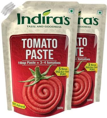 Indira Tomato Paste 200g Pack of 2