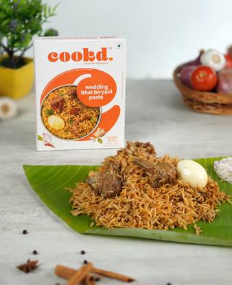 Cookd Wedding Bhai Biryani Paste-Serves 3 People | Ready to Cook Biryani Masala Paste