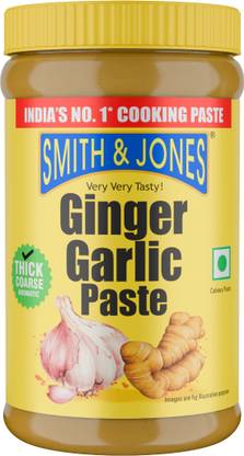 SMITH & JONES Ginger Garlic Paste, India's No.1 Cooking Paste, Thick Coarse Paste for Cooking