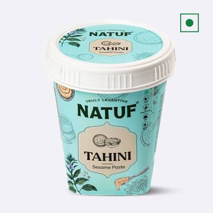 Natuf Tahini Paste - Creamy Sesame Paste - Perfect for Salad Dressing & Dips