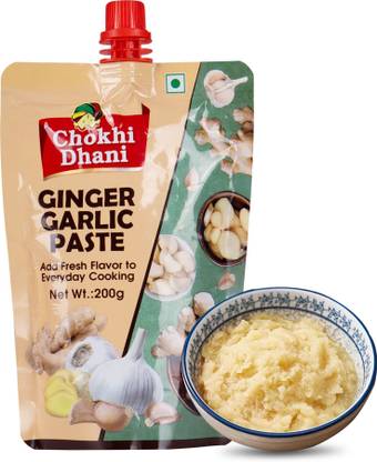 Chokhi Dhani Ginger Garlic Paste 200gm, Adarak Lahsun Paste
