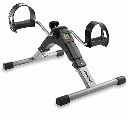 Sparnod Fitness SMB-100 Mini Cycle Pedal Exerciser with Adjustable Resistance and Digital Display Pedal