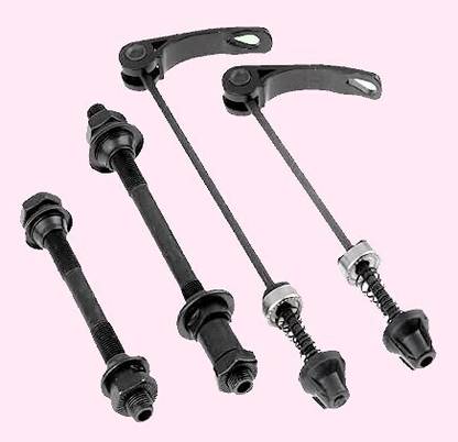 HouseOfCommon Bicycle Cycle Hub Skewers Quick Release with Hollow Axle Set 00088 Pedal