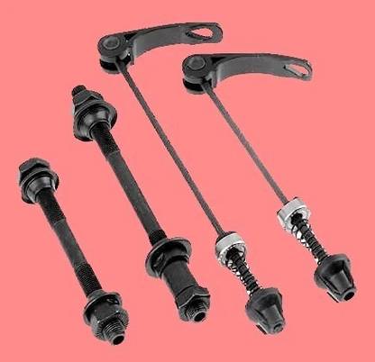 HouseOfCommon Bicycle Cycle Hub Skewers Quick Release with Hollow Axle Set 00089 Pedal