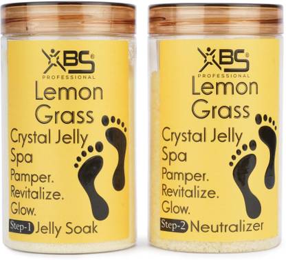 Xbs O+ Oxygen Crystal Jelly Spa Pamper Revitalize Glow Jelly Soak Neutralizer Yellow