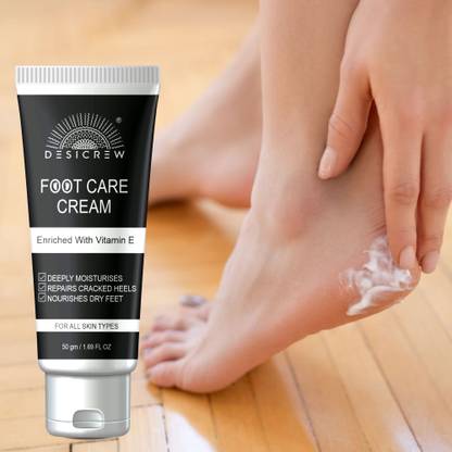 Desi Crew Foot Crack Heel Repair Cream for Moisturizes and Soothes Feet