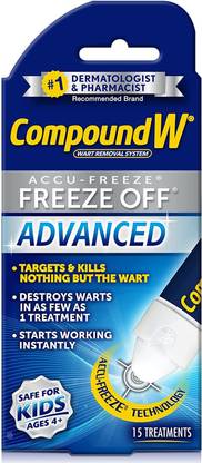 compoundw Freeze Off Advanced Wart Remover with Accu-Freeze, Multicolor, 1 Count