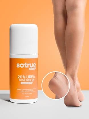 Sotrue 20% Urea Foot Roll-On With 2% Lactic Acid, Vitamin E | For Dry & Cracked Heels