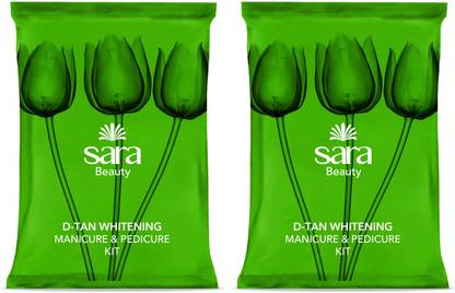 SARA SOUL OF BEAUTY 4-Step D-TAN�Pedicure Manicure Kit | Suitable For Tan Removal & Skin Softens
