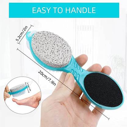 JRYU 4 In1 Foot Pedicure Manicure Brush (Set Of1) - M11