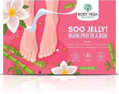 Body Veda Soo Jelly 7 Steps Crystal Manicure-Pedicure Kit