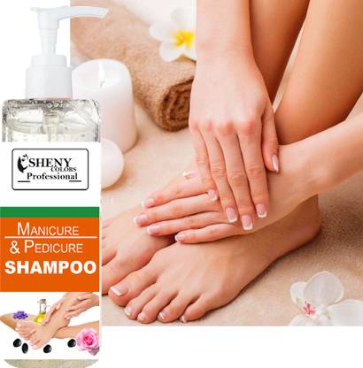 SHENY COLORS Manicure & Pedicure Shampoo at home
