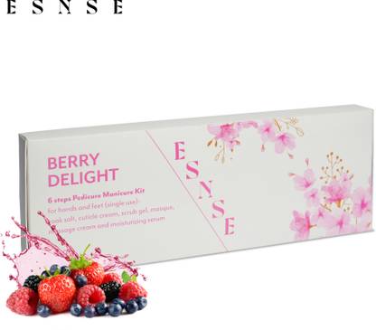 ESNSE Manicure Pedicure Kit - Berry Delight 58Gm