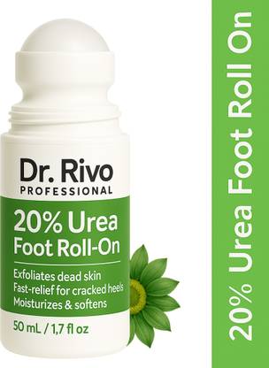 Dr.Rivo PROFESSIONAL 20% Urea Foot Roll-On | For Dry & Cracked Heels