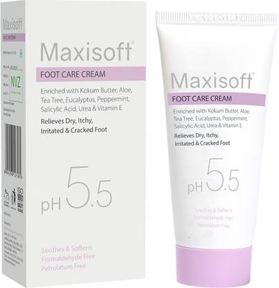 Maxisoft Foot Care Cream 60 gm| With Aloe, Cocoa Butter & Coconut Oil