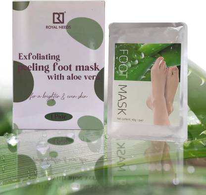 Royal needs Foot Peel Mask for Dead Skin Removal - 1 Pair | Exfoliating Foot Mask