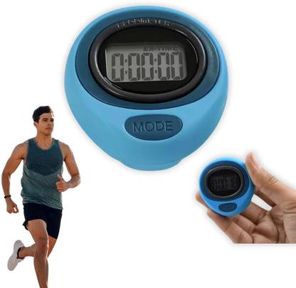 DRUMSTONE Portable Digital Pedometer Step Counter for Walking & Running | Fitness Tracker Pedometer