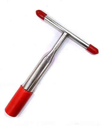 Baskety Stainless Steel Coconut Opener Tool, Easy & Comfortable Grip, Safe Your Hands, Straight Peeler
