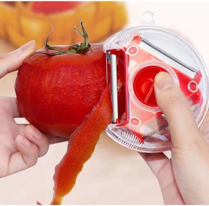 FIVANIO 3 in 1 Blade Peeler | Vegetable Pealer | Multifunctional Fruit Peelers Straight Peeler