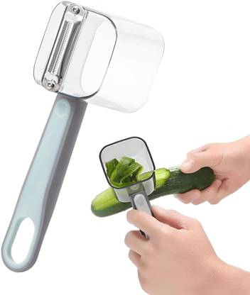 SWEEVAN Multifunctional Fruit and Vegetable Peeler with Container Straight Peeler